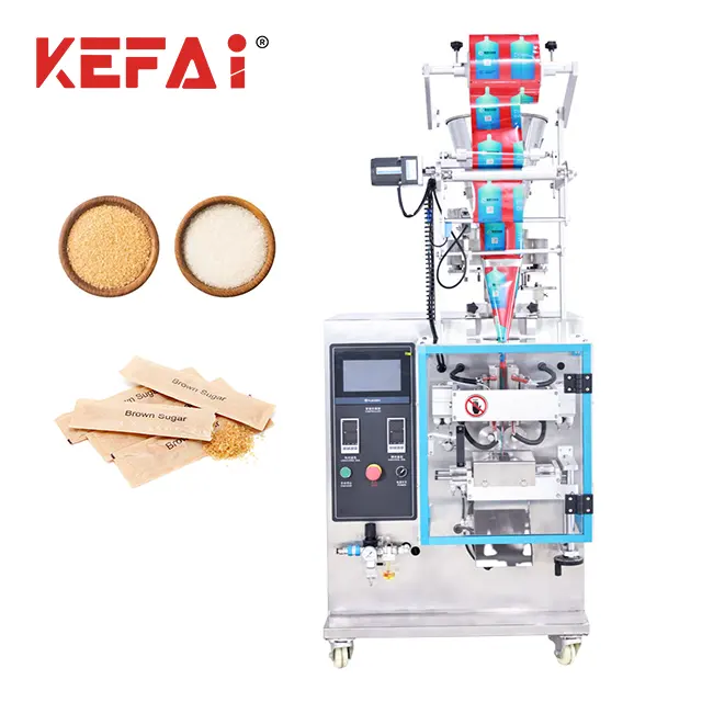 KEFAI التلقائي ماكينة تعبئة السكر أكياس صغيرة عصا السكر ماكينة تعبئة أكياس