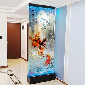 Nouveau Mur d'Eau à Bulles Moderne pour Décoration Intérieure, Fontaine Imprimée Cascade - Product Image 2