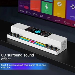 Tarjeta <span class=keywords><strong>de</strong></span> Sonido para Transmisión en Vivo, Conjunto Integrado <span class=keywords><strong>de</strong></span> <span class=keywords><strong>Audio</strong></span> para Transmisión en Directo, Dispositivo <span class=keywords><strong>de</strong></span> Tarjeta <span class=keywords><strong>de</strong></span> Sonido, Altavoces Inalámbricos con Micrófono - Product Image 5