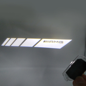 โปรเจคเตอร์โลโก้ ADT Amg กระจกเงา LED ไฟส่องพื้น ไม่ซีดจาง 12V สีขาวสว่างพิเศษ Canbus ไฟส่องโลโก้กระจกมองข้างรถยนต์ - Product Image 5