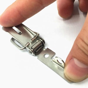 Araç kutusu kasa için Metal yaylı geçiş mandal yakalamak toka göğüs kilit kutusu araç mandalı kanca kilidi kapı için mandal - Product Image 2