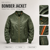 Veste bomber softshell légère pour homme, veste de pilote, fermeture éclair intégrale, coupe régulière, vêtements décontractés pour l'extérieur