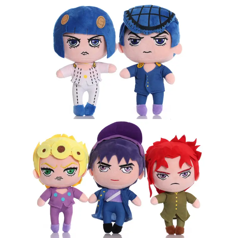 New Arrival Hot Selling Japanese Anime Cartoon Plush Doll Cotton Stuffed Jojos Bizarre Adventure Plush Toy For Gifts