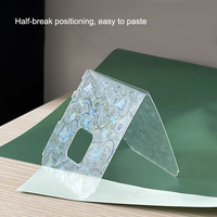 Fonlyu - Protector de Pantalla Transparente Mate de 190*120 mm con Diseño Texturizado, Películas de Hidrogel para Máquina de Corte con Plotter