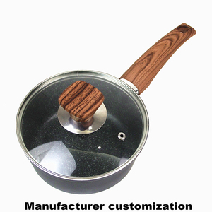 Bền Đen Đá Nấu Ăn Nồi Và Pan <span class=keywords><strong>Set</strong></span> Hoàng Kim Loại Mài Mòn Bằng Chứng Không Dính Rèn Die Đúc Cổ <span class=keywords><strong>Pot</strong></span> Và Pan <span class=keywords><strong>Set</strong></span> - Product Image 3