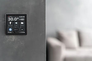 Shelly Panel sentuh tampilan dinding + H & T, kontrol terpusat saklar ruang rumah pintar Wifi putih - Product Image 2