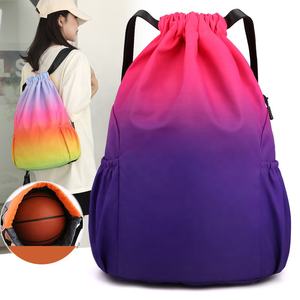Nueva <span class=keywords><strong>mochila</strong></span> con cordón de dos colores Tie Dye, <span class=keywords><strong>mochila</strong></span> impermeable de gran capacidad para baloncesto, bolsas de Fitness para viajes al aire libre - Product Image 2