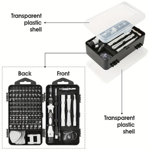 Juego de 115 Puntas de Destornillador Magnéticas, Kit de Herramientas de Reparación de Precisión para Desmontar Teléfonos Móviles, Computadoras, Relojes y Electrónicos - Product Image 4