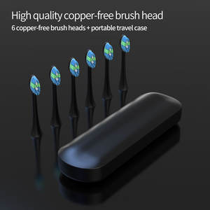 Brosse à dents électrique rechargeable intelligente et écologique pour les voyages à domicile et les soins bucco-dentaires Brosse à dents sans fil alimentée par batterie - Product Image 4