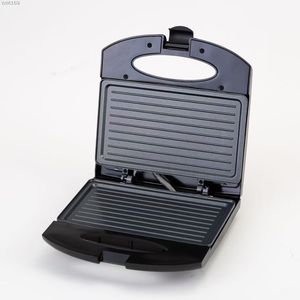 Presse à panini Silver Crest 800W, gril électrique antiadhésif 2 tranches, mini-plaque de cuisson pour petit-déjeuner - Product Image 1