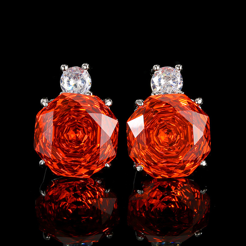 Boucles d'oreilles oranges