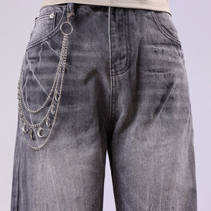 Multi Layer Moon Waist <b>Chain</b> Metal <b>Jeans</b> <b>Chain</b> Denim Decoration Hip Hop Street Style Accessory Pants <b>Chain</b> Zinc Alloy - Product Image 2