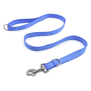 Laisse pour chien en nylon bleu uni, durable, style simple pour chiens - Product Image 3