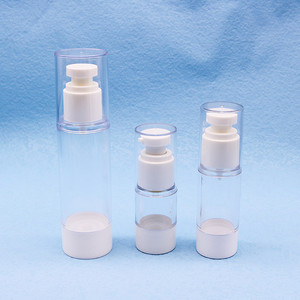 Flacone Airless Ecologico da 15 30 50 <span class=keywords><strong>100</strong></span> 120 <span class=keywords><strong>ml</strong></span>, Contenitore Vuoto in Plastica PP per Cosmetici, Siero, Crema per Occhi con Pompa <span class=keywords><strong>Spray</strong></span> - Product Image 5