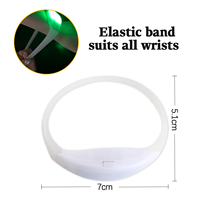 Bracelets LED DMX512 à Contrôle de Groupe pour Fête et Événement, Portée de 800 Mètres, avec Télécommande