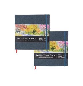 Bloc <span class=keywords><strong>de</strong></span> papier <span class=keywords><strong>aquarelle</strong></span> à pression à froid 200 g/m² 300 g/m², <span class=keywords><strong>carnet</strong></span> <span class=keywords><strong>de</strong></span> croquis, bloc <span class=keywords><strong>de</strong></span> médias mixtes pour <span class=keywords><strong>voyage</strong></span>, pour la peinture artistique <span class=keywords><strong>et</strong></span> le <span class=keywords><strong>dessin</strong></span> - Product Image 2