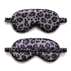 Antifaz para Dormir con Estampado de Ojos de Leopardo, Correa Elástica, Imitación de Seda, Bloquea la Luz, Transpirable - Product Image 4