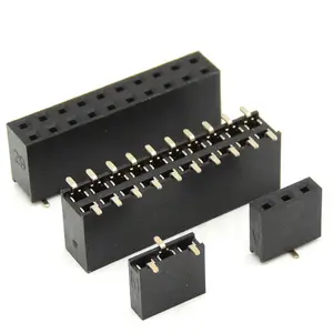 Tipo de PIN macho 1,27mm 2,0mm 2,54mm pin header/placa de cabecera hembra a conectores de placa conectores PCB tipo SMT DIP