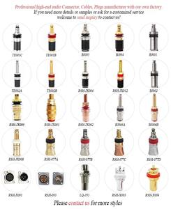 Terminal de Altavoz Automotriz Rasantek con Carcasa de Fibra de Carbono, Terminal de Audio Hembra con Contacto de Latón Chapado en Rodio - Product Image 6