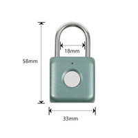 Mini cadenas à empreintes digitales intelligent RARLUX SY51 IP67 pour la sécurité des bagages de voyage et des casiers scolaires