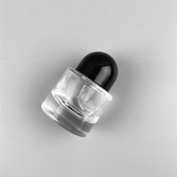 Flacon de parfum vide en verre transparent de 30 ml avec pulvérisateur, réutilisable, pour cosmétiques et parfums