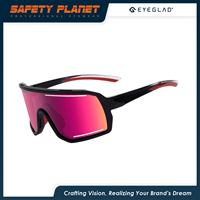 Kacamata Olahraga Silinder Full Rim Laris Manis, Desain Anti Kabut dan Ventilasi, Bingkai TR90, Lensa PC, Warna Dapat Disesuaikan, Unisex