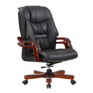 2025 Luxus Klassischer Executive <span class=keywords><strong>Chair</strong></span> Neuer Büro-Freizeit-Liegestuhl aus echtem Leder Moderner elektrischer Sperrholz-Executive <span class=keywords><strong>Chair</strong></span> - Product Image 6