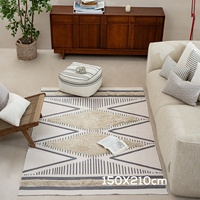 Bestseller Boho Style Tufted Area Teppich Diamond Tufting Area Teppich Gewebtes Bauernhaus Großer Teppich für Wohnzimmer Schlafzimmer Flur