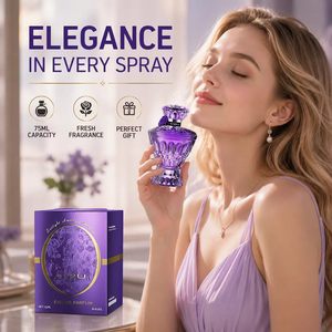 C2U Disponibile OEM Logo Personalizzato Profumo Donna all'Ingrosso 75ml <span class=keywords><strong>EDP</strong></span> Floreale Cristallo Viola - Product Image 2