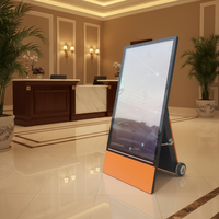 Fabrieks Prijs Smart Display Interactief Touchscreen Buiten IP65 Reclame Vrijstaand 43 Inch LCD Scherm Luchthaven Lift