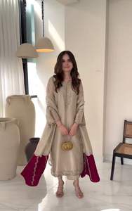 Ensemble haut, palazzo et dupatta pour femme, style traditionnel de créateur, prix de gros - Product Image 4