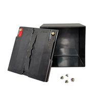 Boîtier de batterie au lithium vide en plastique ABS gris, moulage par injection, ES12-22, 12v 22ah, véhicule électrique, lithium Lifepo4