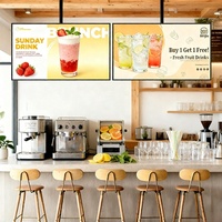 Écran d'affichage numérique LCD intérieur de 43 pouces pour la publicité commerciale en magasin et en commerce de détail