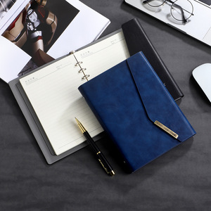 Biểu Tượng Tùy Chỉnh Máy Tính Xách Tay Kinh Doanh Cahiers 200 Trang A5 6 Vòng Chất Kết Dính Máy Tính Xách Tay Cho Sinh Viên Da Tạp Chí Văn Phòng Máy Tính Xách Tay - Product Image 4