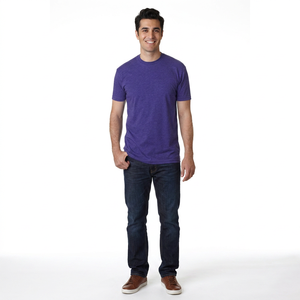 T-shirts en coton épais de haute qualité, personnalisables avec logo brodé, design surdimensionné, t-shirts vierges pour hommes, grandes tailles 2026 - Product Image 1