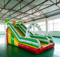 Château gonflable et combo de jeux gonflables commerciaux d'extérieur de qualité export