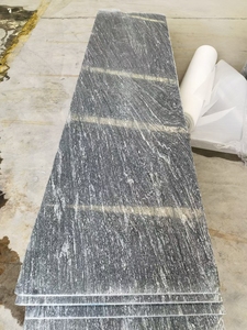 Sương Mù màu xám tĩnh mạch đá Granite lát đối phó bước t20mm t30mm tùy chỉnh cảnh quan tự nhiên <span class=keywords><strong>grey</strong></span> Grain Granite Patio Lát lát gạch lát - Product Image 4