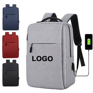Custom Logo Multifunctional Backpacks Waterproof Business Backpack <b>Men</b> Anti-theft <b>Laptop</b> Bagpack <b>Bag</b> with USB Charger Port - Product Image 1