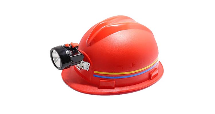 Mini KL2.5LM LED Mining Cap Lamp 4000lux Portable Cordless