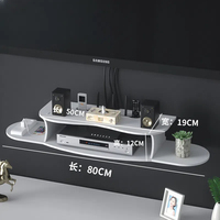 Support mural pour TV WiFi, sans perçage, boîte de rangement pour décodeur et routeur, étagère de salle de bain en métal et en plastique