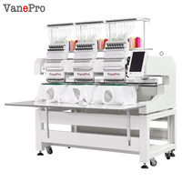 Machine à broder 3D VanePro 12/15 T-Shirt Cap, 3 têtes, informatisée, nouvelle, pour usage domestique