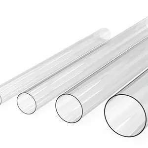 Tubo de plástico acrílico transparente, alta calidad, 600mm, 800mm, diámetro grande, PMMA