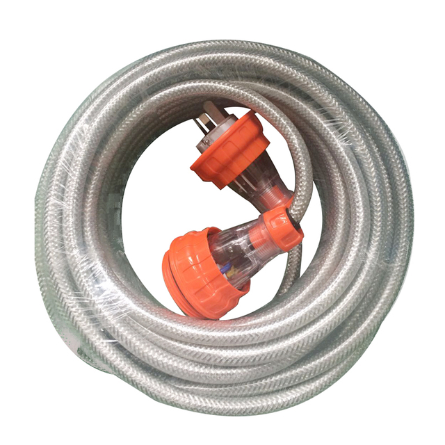 Australia SAA Standard Heavy Duty 3*2.5mm2 Braided Power Extension Cord Cable with 10A 15A 250V 220V Industry Plug and Socket