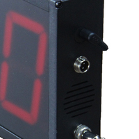 Chronomètre de course LED, grand chronomètre numérique de compétition, compte à rebours électronique professionnel pour les sports, chronomètre segmenté pour piste, terrain de sport et arène