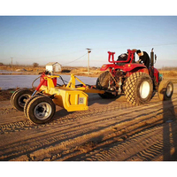 Niveleuse laser de haute précision pour l'agriculture, économie d'eau de 30 %, satellite évolutif, garantie 1 an, moteur de tracteur de 875 kg