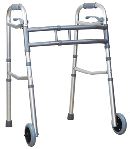 Déambulateur médical pliable facilement, réglable en hauteur, avec poignée antidérapante, pour patients post-opératoires - Product Image 4
