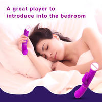 AIERSHA Rechargeable Set de Jouets Sexuels pour Femme Adulte, Dildo Vibrant Lapin de Qualité pour Femme