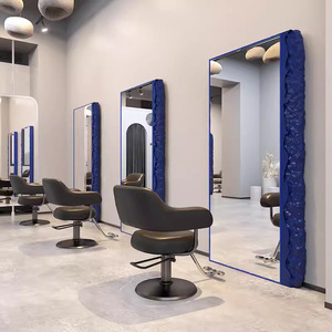 Espejo de Barbería Moderno de Gran Formato, Espejo de Pared para Estilismo, Muebles para Salón de Belleza - Product Image 2