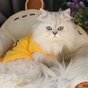 Gilet pour animaux de compagnie Tom et Jerry, jaune, en polyester, universel, pour chat et chien, à porter au printemps et en automne - Product Image 3