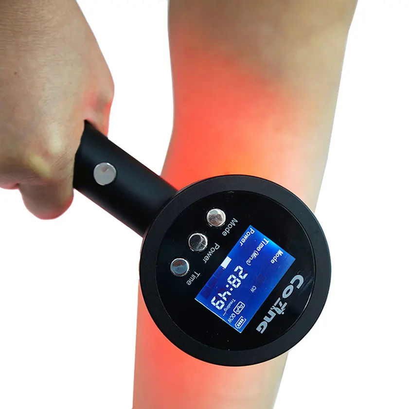 808nm and 650nm lllt cold laser physical therapy instrument for deep tissue treatment
